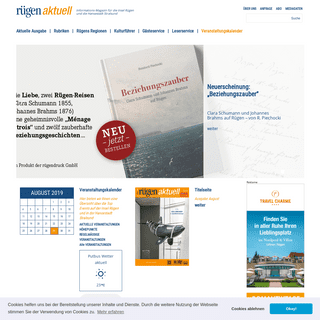 Rügen-Aktuell – Das Informationsmagazin für die Insel Rügen und die Hansestadt Stralsund