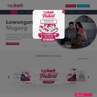 TopKarir.com - Portal Karirnya Anak Muda Indonesia