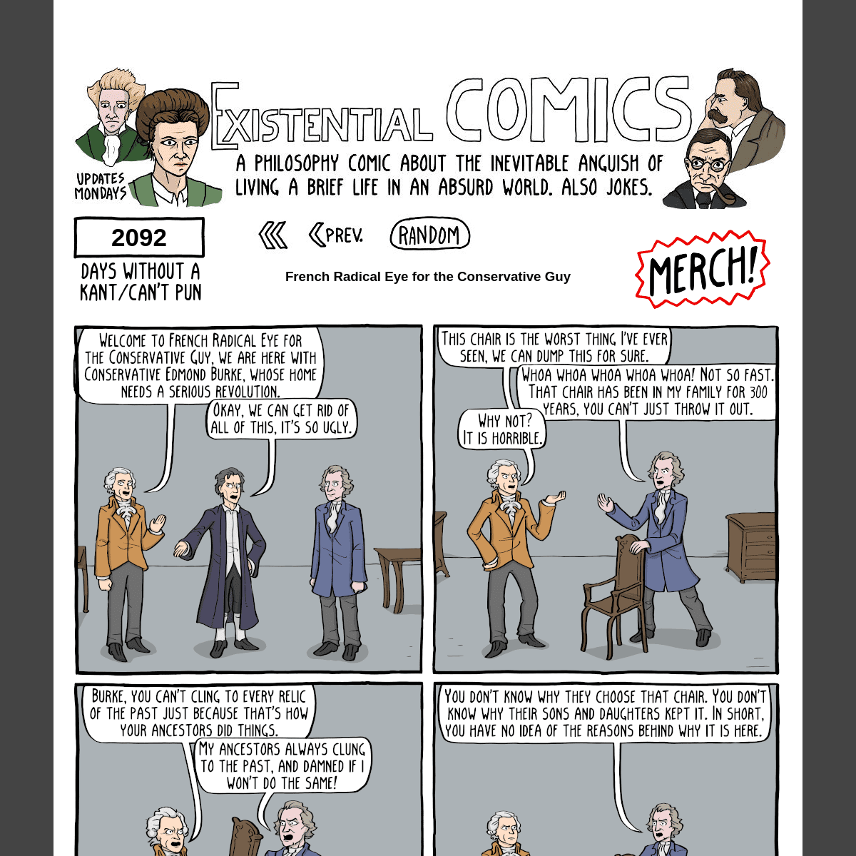 French Radical Eye for the Conservative Guy - Existential Comics