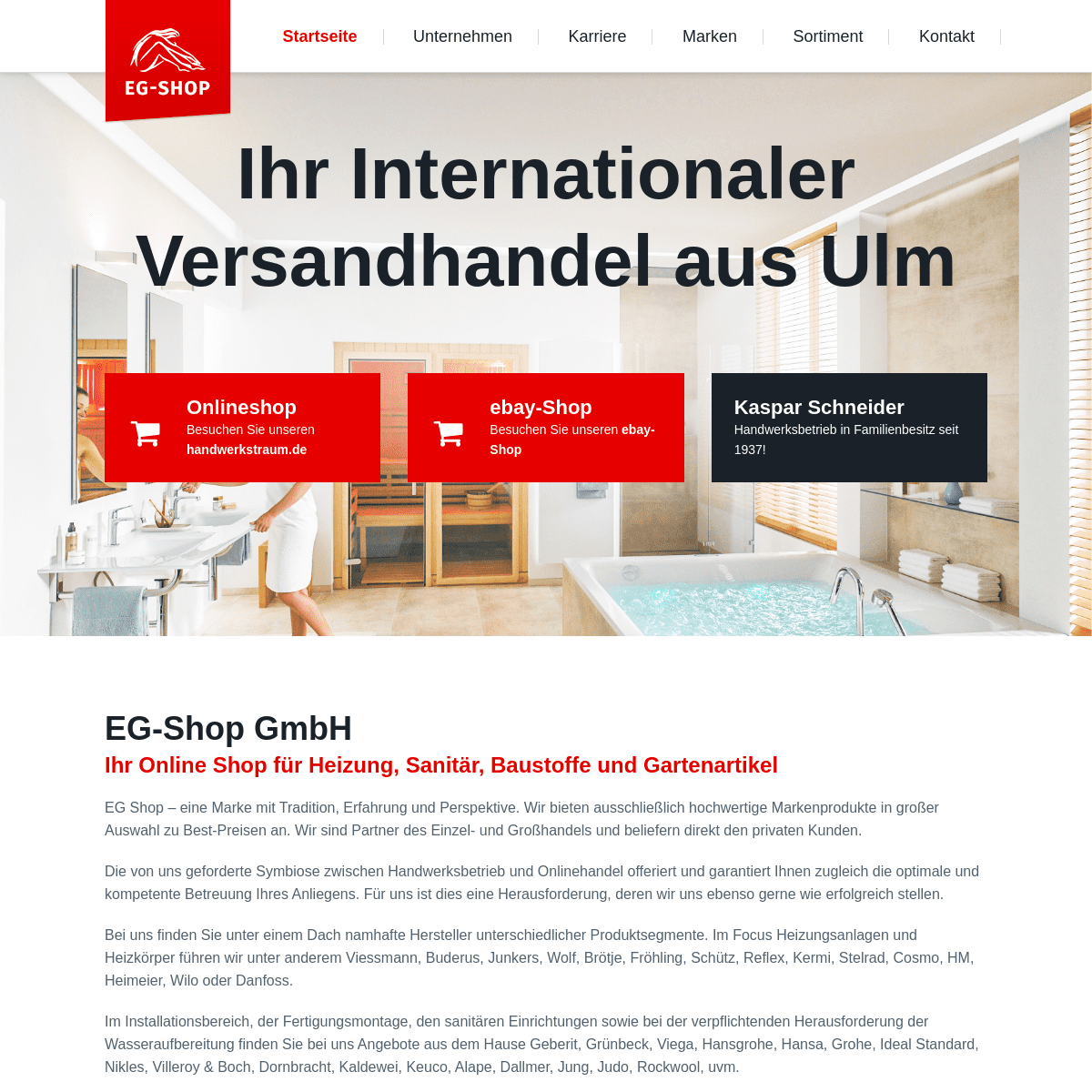 EG-Shop GmbH  - Versandhandel