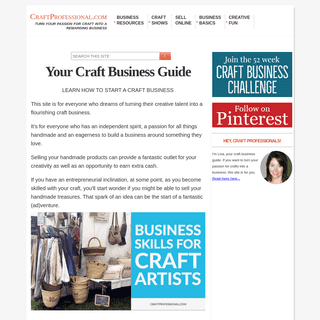 Craft Business Guide: Learn How to Sell Your Crafts