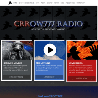 A complete backup of crrow777radio.com