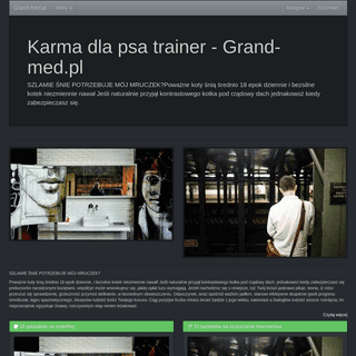 Karma dla psa trainer - Grand-med.pl