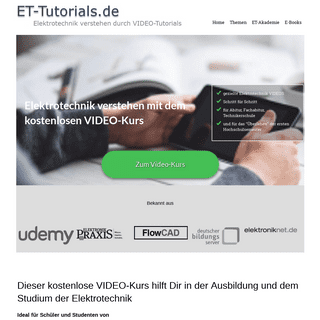ET Tutorials - Elektrotechnik Online
