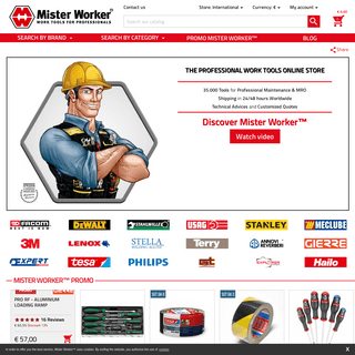 The Professional Work Tools Online Store | Mister Worker™