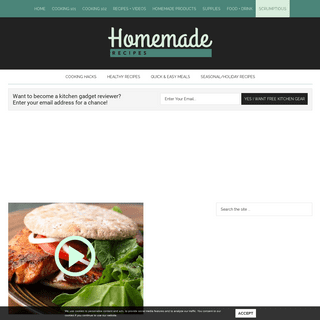 Homemade Recipes - 10,000 Easy & Healthy Homemade Recipes FREE!