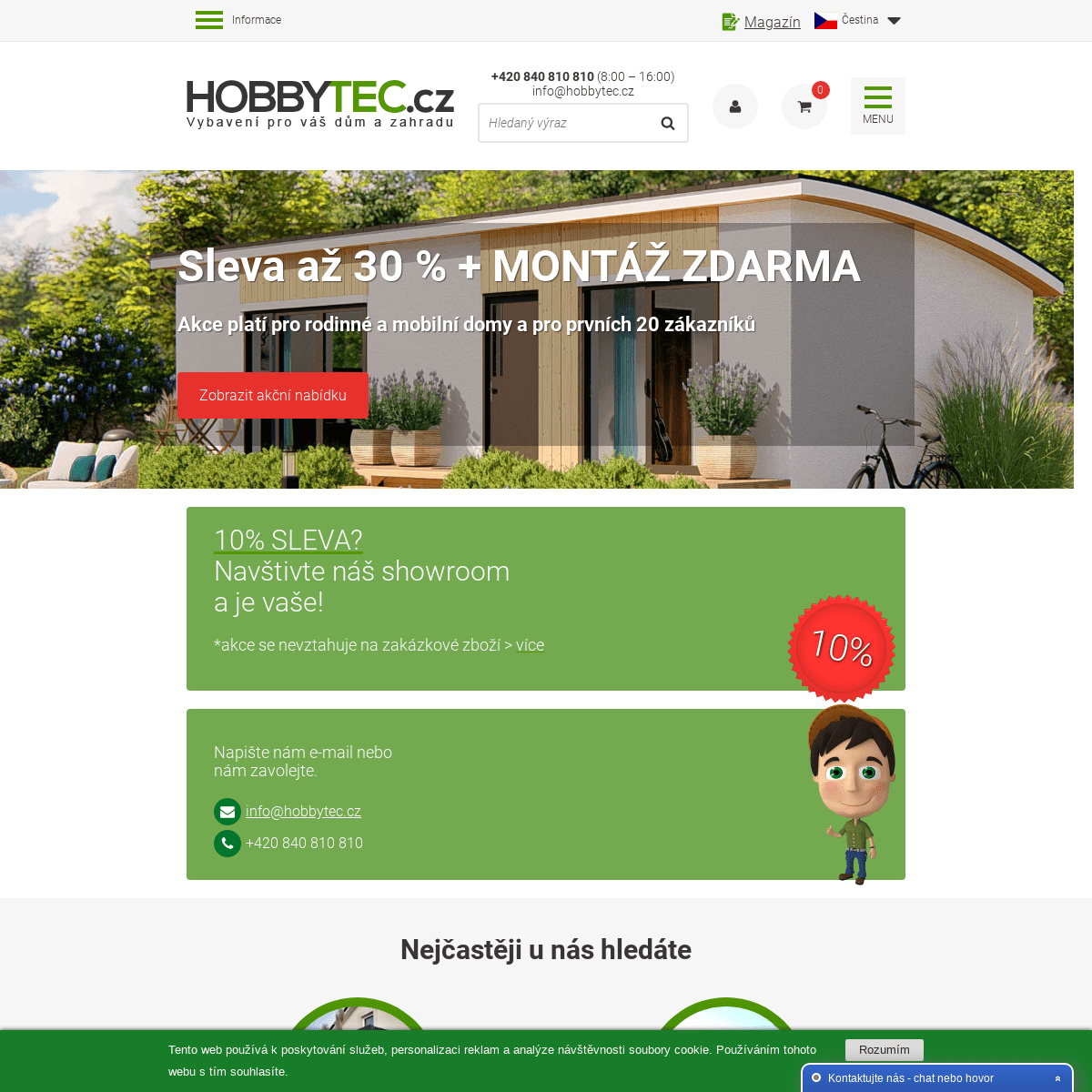 Vybavení pro váš dům a zahradu  | Hobbytec.cz