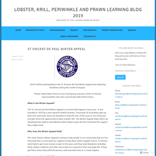 Lobster, Krill, Periwinkle and Prawn Learning Blog 2019 – Welcome to the Junior learning blog!