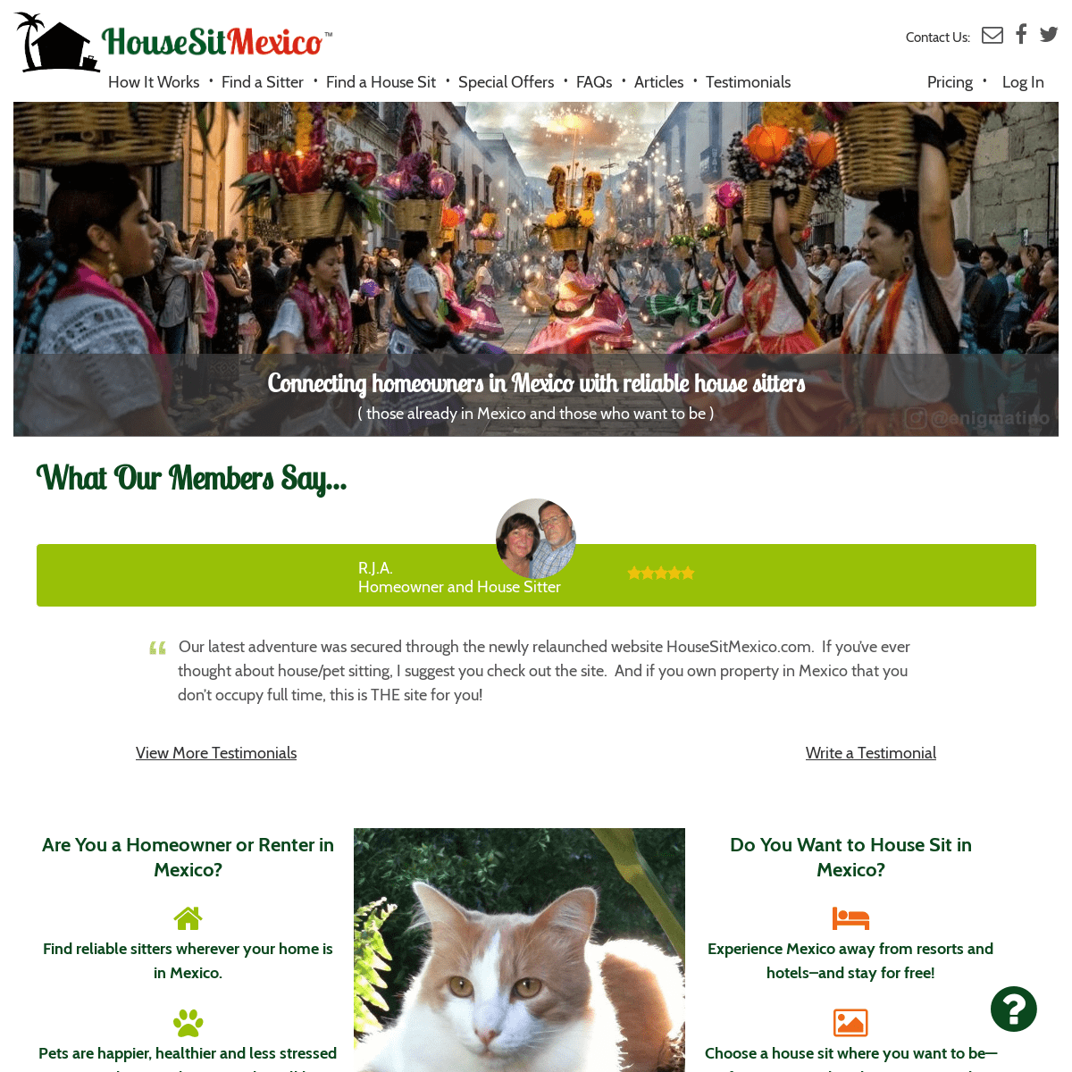 House Sitting in Mexico - Connecting homeowners in Mexico and reliable house sitters - HouseSitMexico
