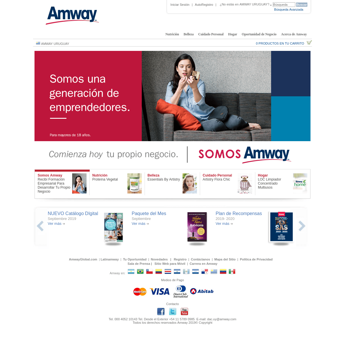 A complete backup of amway.com.uy