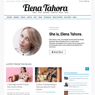 Elena Tahora - Mummy Lifestyle and Business Blog