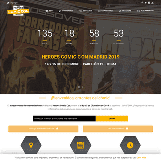 Heroes Comic Con | El Mayor Evento de Entretenimiento de Madrid