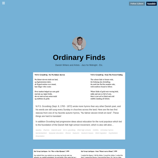 Ordinary Finds