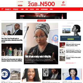 Daily Post - Nigeria News, Nigerian Newspapers