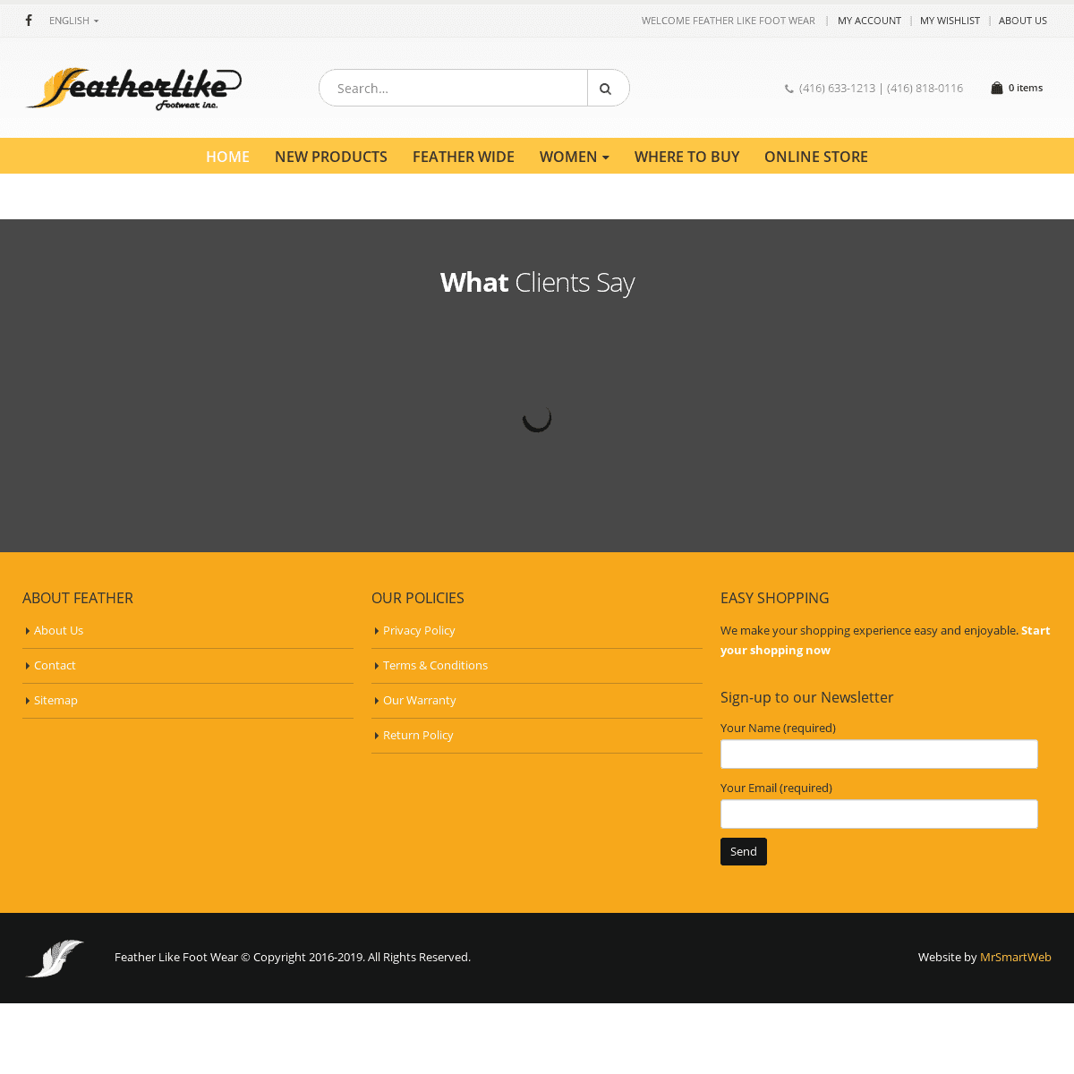 A complete backup of featherlikefootwear.com