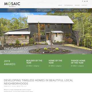 Mosaic Homes - Custom Built Homes in Grand Rapids, MI