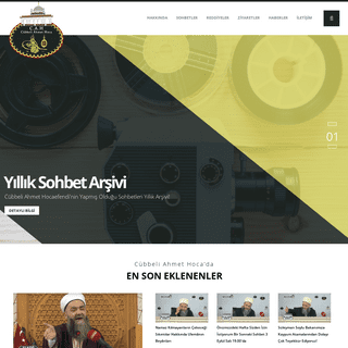 Cübbeli Ahmet Hoca Efendi Resmî Web Sitesi | Cübbeli Ahmet Hoca Efendi