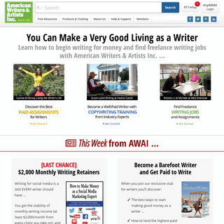 AWAI - American Writers and Artists Inc. - Expert Help on Writing for Money and Freelance Writing Jobs