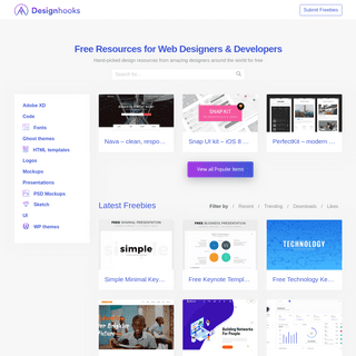 Homepage - DesignHooks