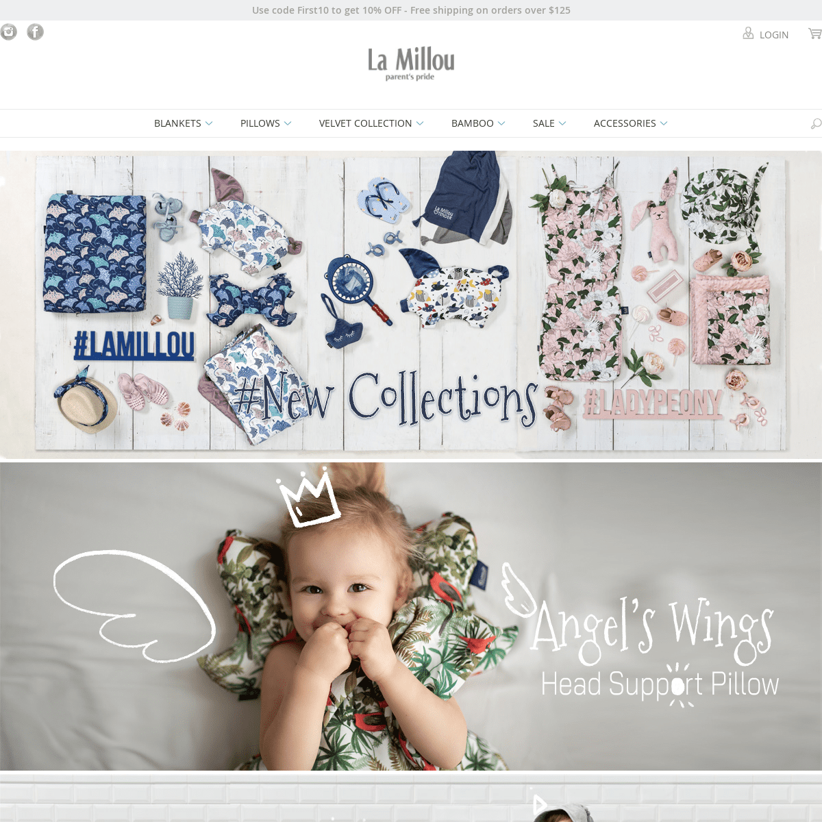 La Millou USA - European design & manufacture of bedding, toys and accessories for babies and children.