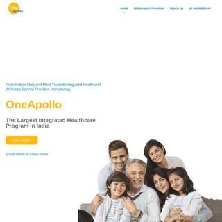 OneApollo – The Largest Integrated Healthcare Program in India