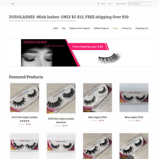 DODOLASHES -Mink lashes- ONLY $5-$12, FREE shipping Over $30