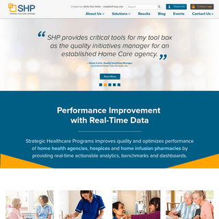 SHP: Strategic Healthcare Programs | Real-Time Analytics