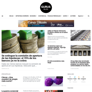 GurusBlog – Lo que no sabías que querías saber sobre  Bolsa, Finanzas,  Banca e Inversión