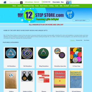 AA Big Book, AA Coins, AA Chips & AA Jewelry at My12StepStore.com