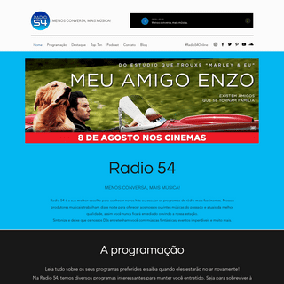 Radio 54 - Bem vindo! Menos Conversa. Mais MÃºsica - Salvador - BA - Ra