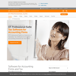 DT Professional Suite, Canadian Tax Software for Accounting Firms and CPAs - Thomson Reuters DT Tax and Accounting | DT Professi