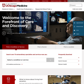 Hospitals, Clinics & Doctors in IL - UChicago Medicine