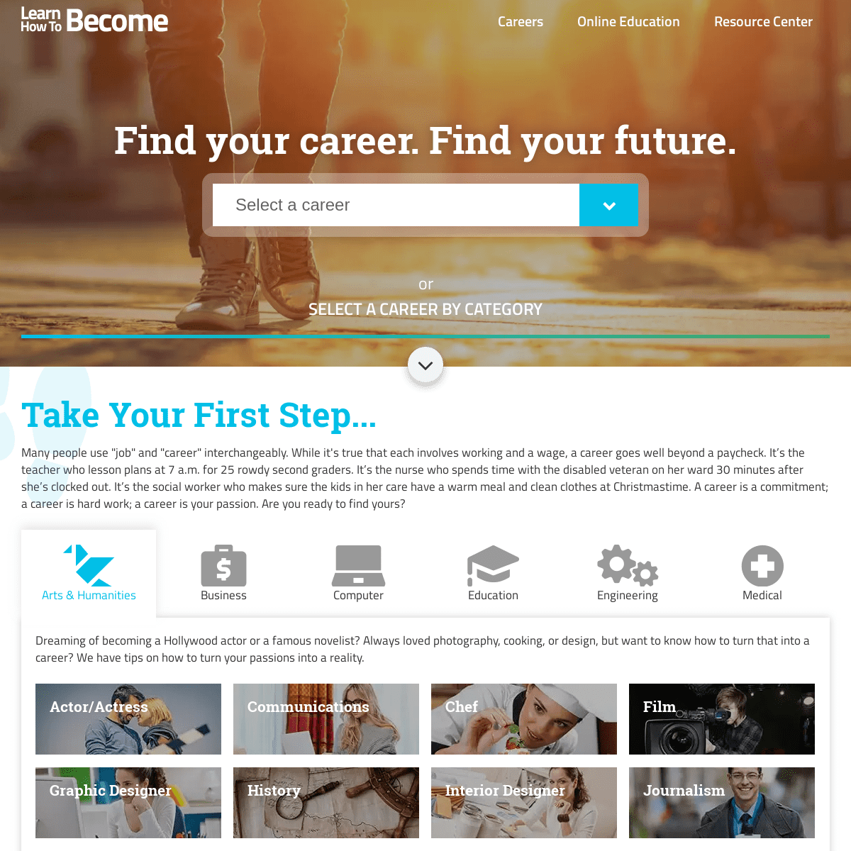 Find Your Dream Career | LearnHowToBecome.org