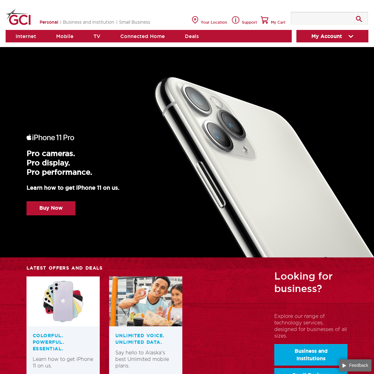A complete backup of gci.com