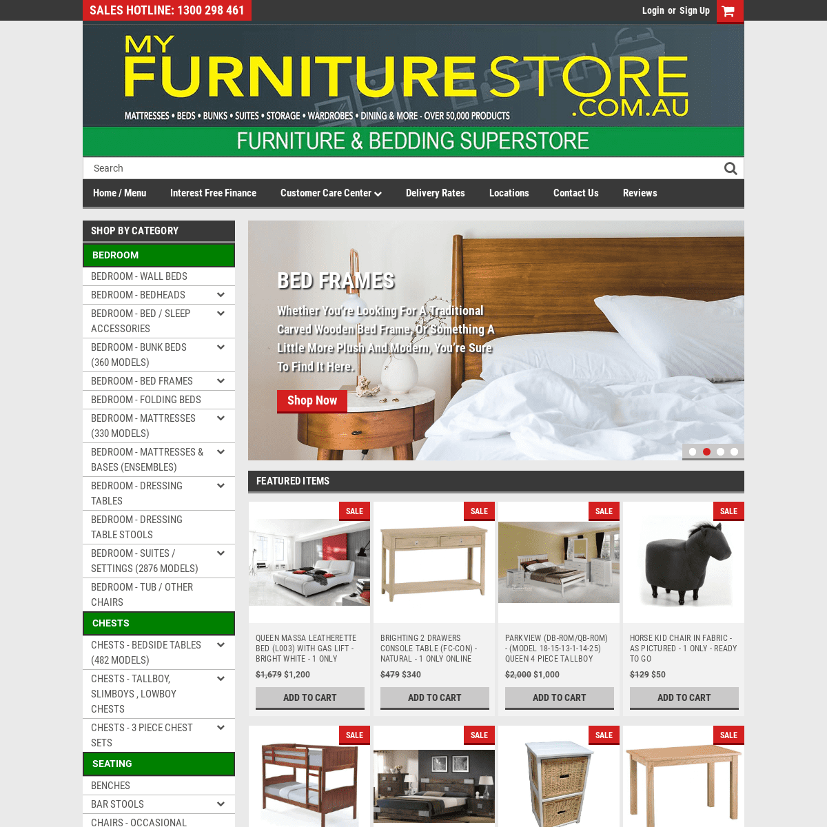 Australia's Best Online Furniture & Bedroom Furniture Store