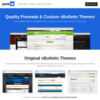 PurevB  Pure vBulletin – vbulletin 4 skins, vbulletin 4 themes, and vbulletin 4 styles