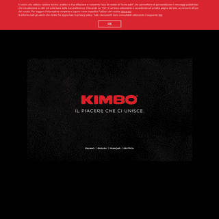 Kimbo - il piacere che ci unisce