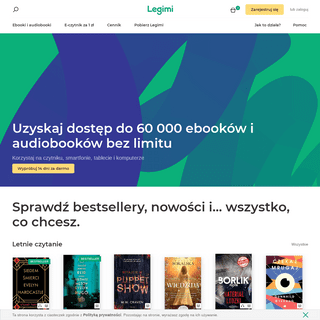 Legimi - ebooki EPUB, MOBI, PDF, audiobooki MP3