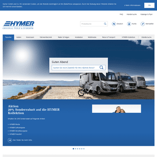 HYMER Original Teile & ZubehÃ¶r - jetzt online entdecken - Hymer GmbH und Co. KG