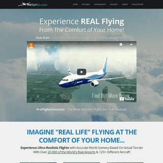 The World's Most Realistic Flight Simulator - The Next Best Thing To Being Up There — ProFlightSimulator