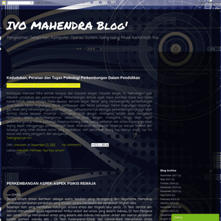 IVO MAHENDRA Blog'