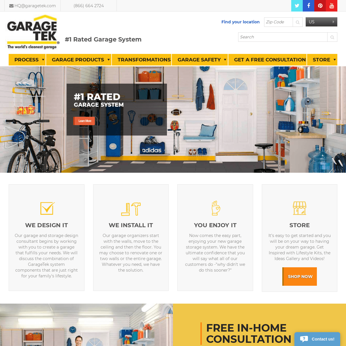 Garage Storage Solutions for In-Home Makeover | GarageTek Systems