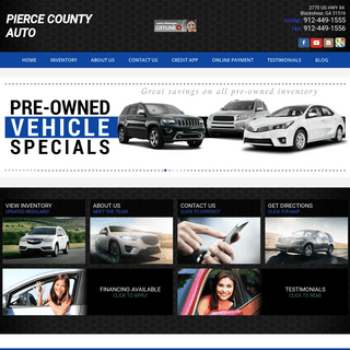 Home | Pierce County Auto | Used Cars For Sale - Blackshear, GA