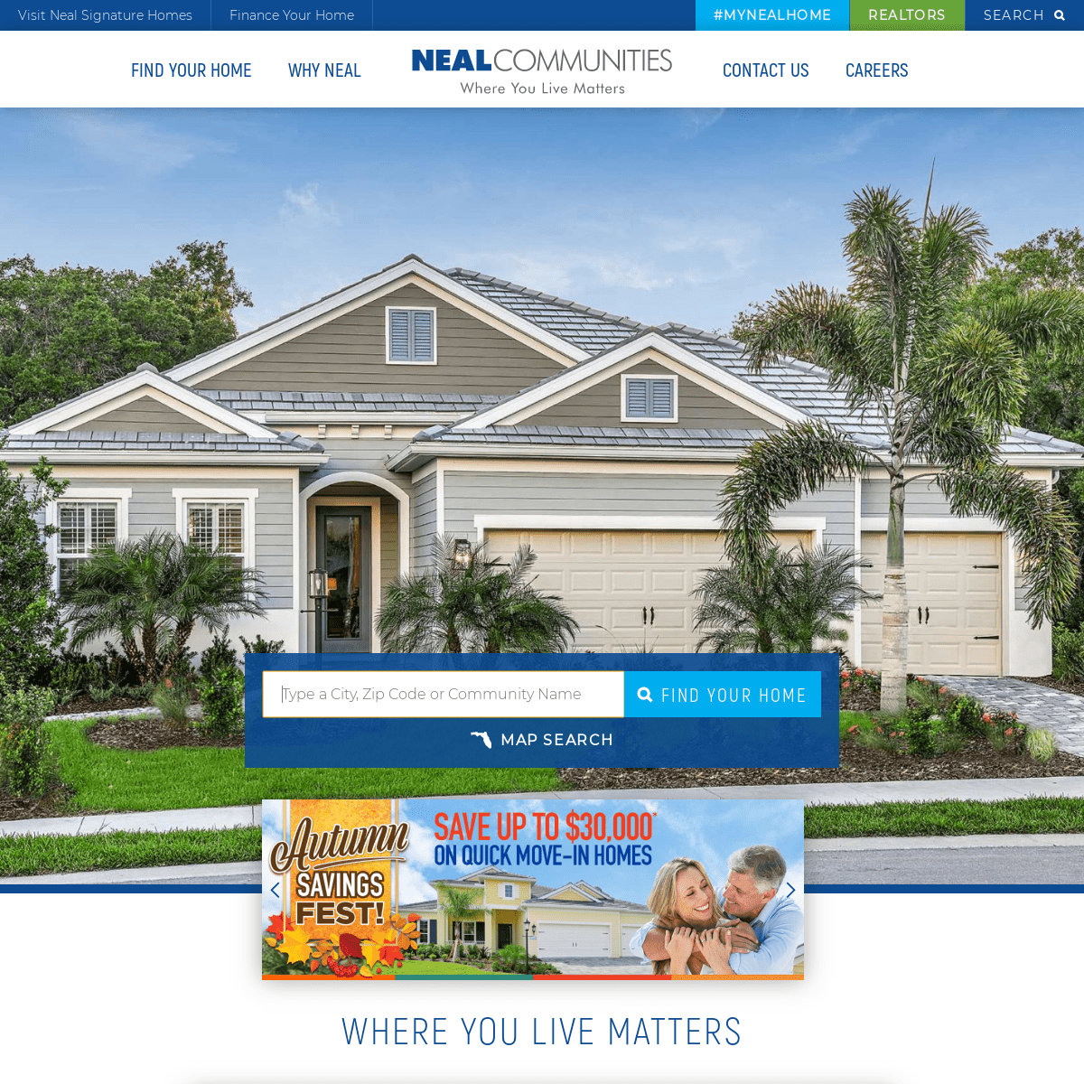 Trusted New Home Builder in Florida for 40+ Years - Neal Communities
