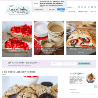 365 Days of Baking and More- A Food and Recipe Blog