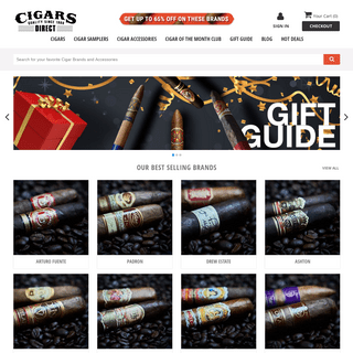 Buy Premium Cigars Online At Discount Prices - Cigarsdirect.Com