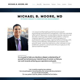 Michael B. Moore, MD | Psychiatrist | Arlington, VA