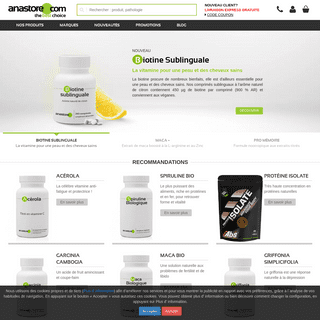 Anastore.com Nº1 Nutrition Anti-Age, DHEA, Mélatonine, Vitamines, Phytothérapie.