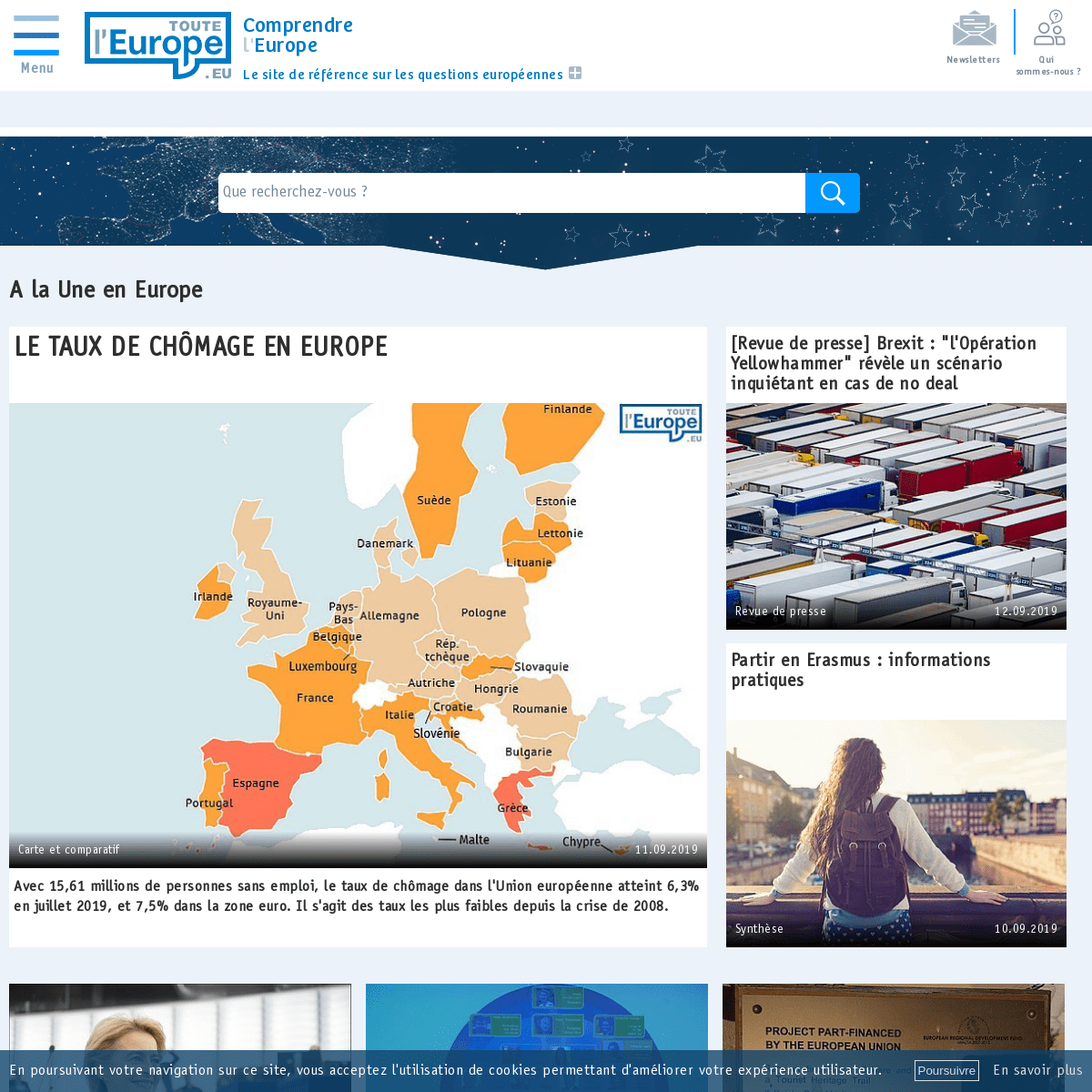 Touteleurope.eu, le site de référence sur les questions européennes : information pédagogique et décryptage de l'actualité europ