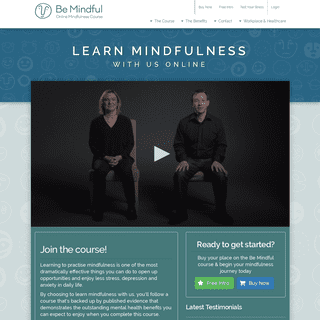 Be Mindful | Online Mindfulness Course